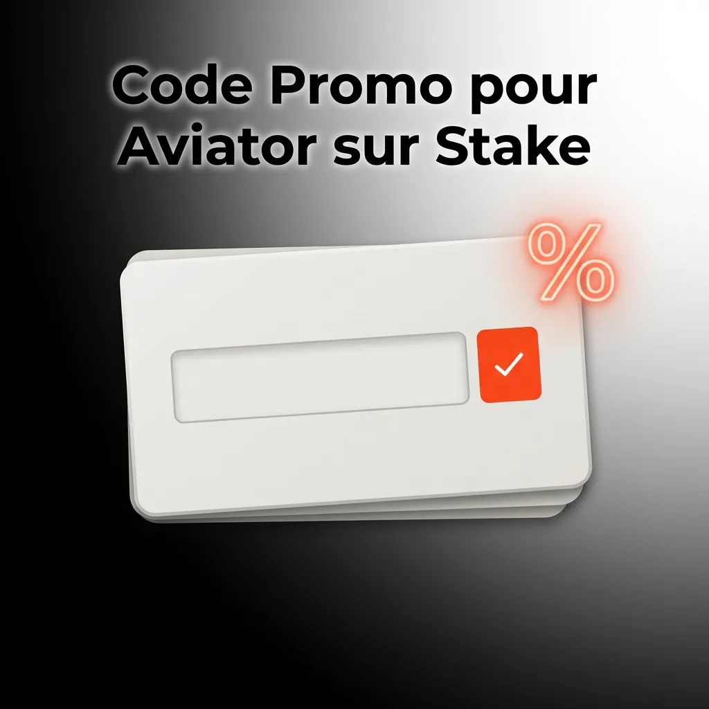 Saisie du code promo Aviator sur la plateforme Stake.