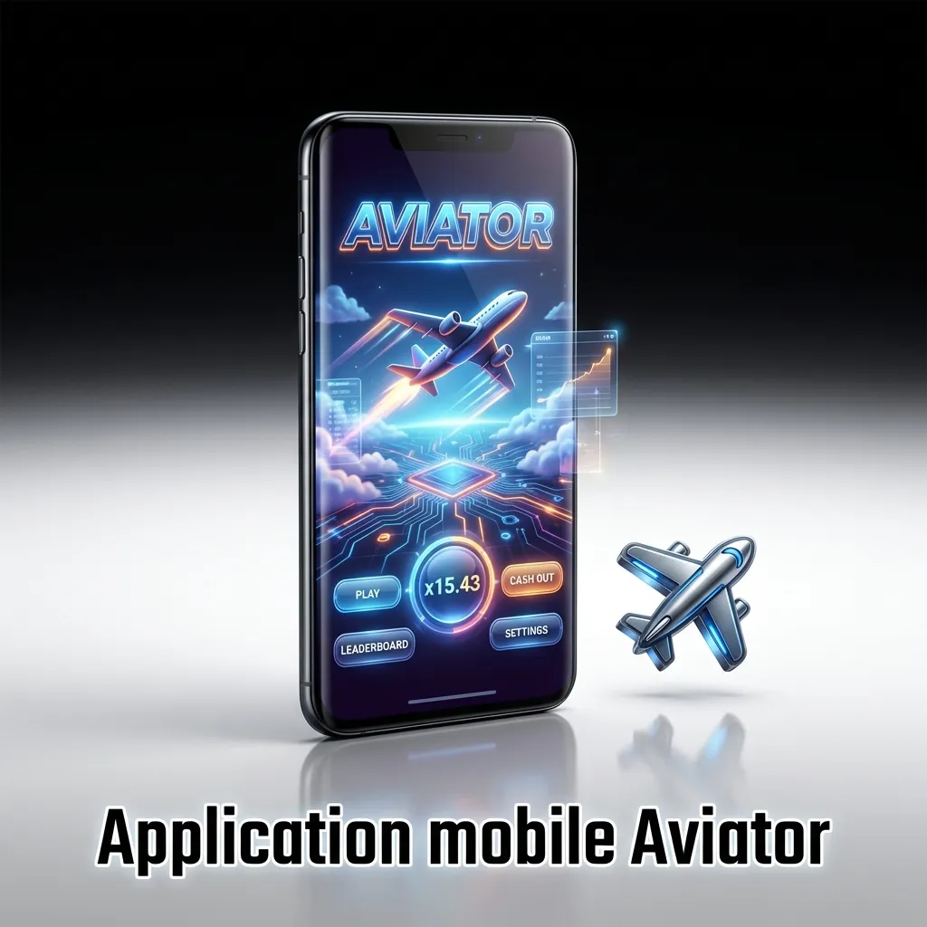 Interface du jeu Aviator affichée sur un écran de smartphone.