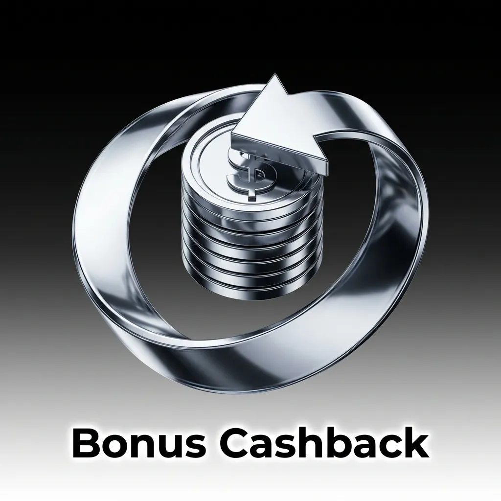 Illustration du bonus cashback remboursant une partie des pertes aux joueurs.