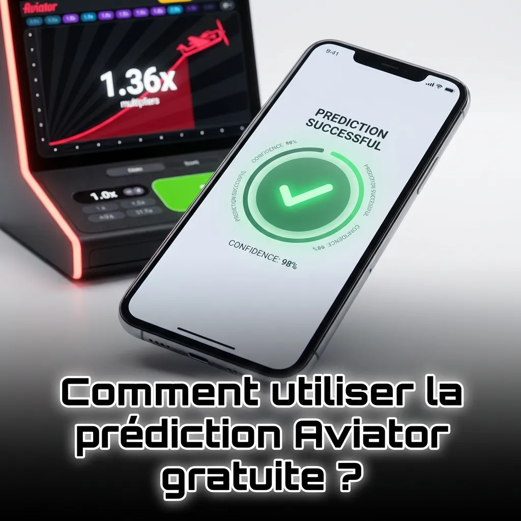 Interface de l'application Aviator Predictor montrant les prédictions de pari.