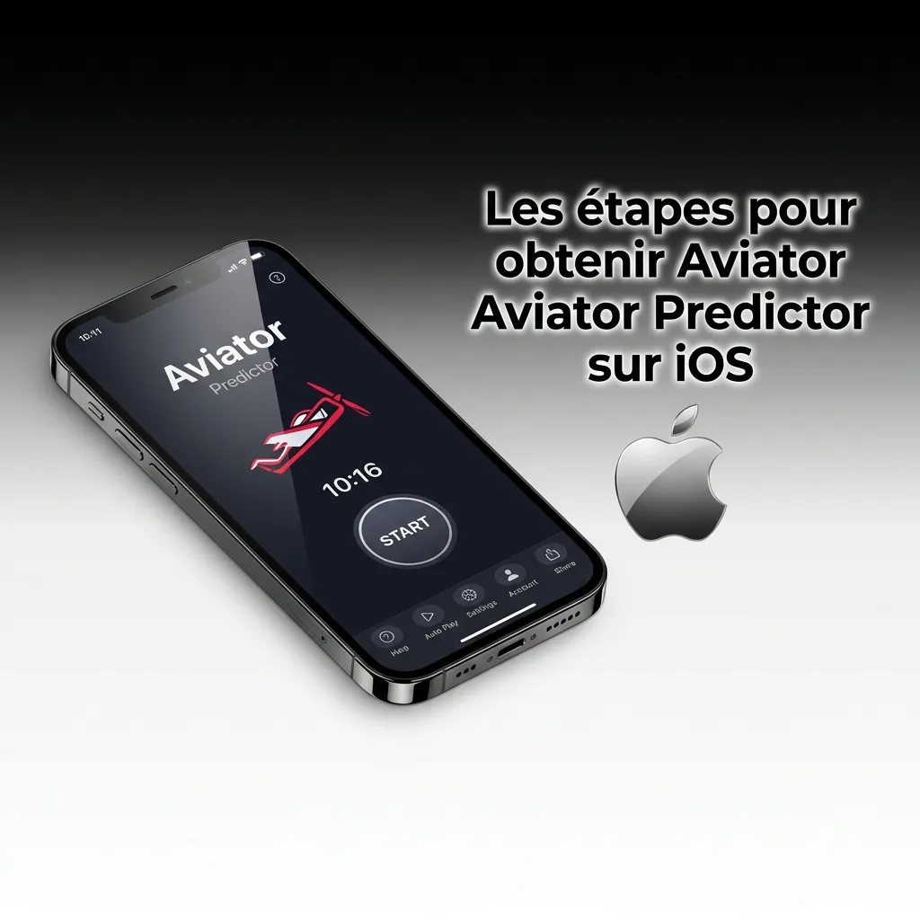 Guide d'installation de l'application Aviator Predictor sur iOS.