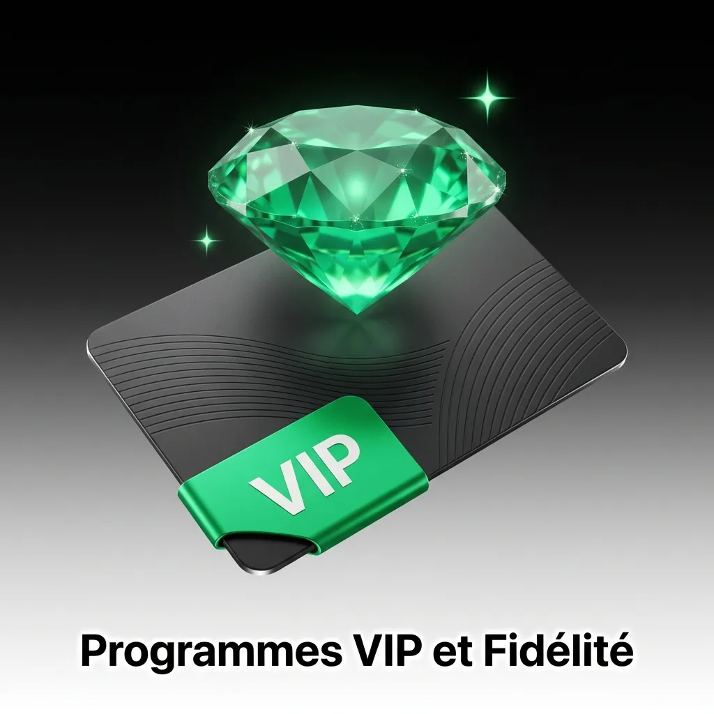 Illustration des avantages exclusifs et récompenses du programme VIP et fidélité.