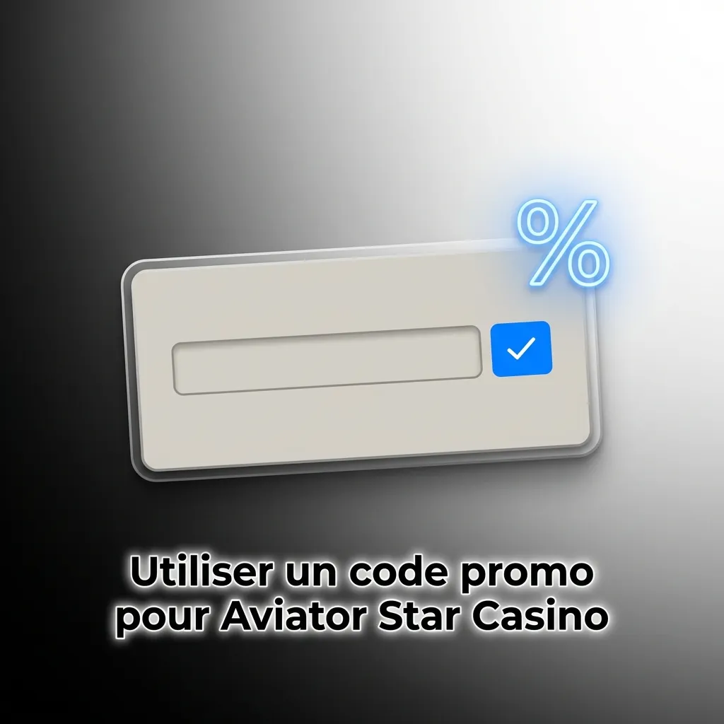 Saisie d'un code promo pour Aviator sur l'interface de Star Casino.